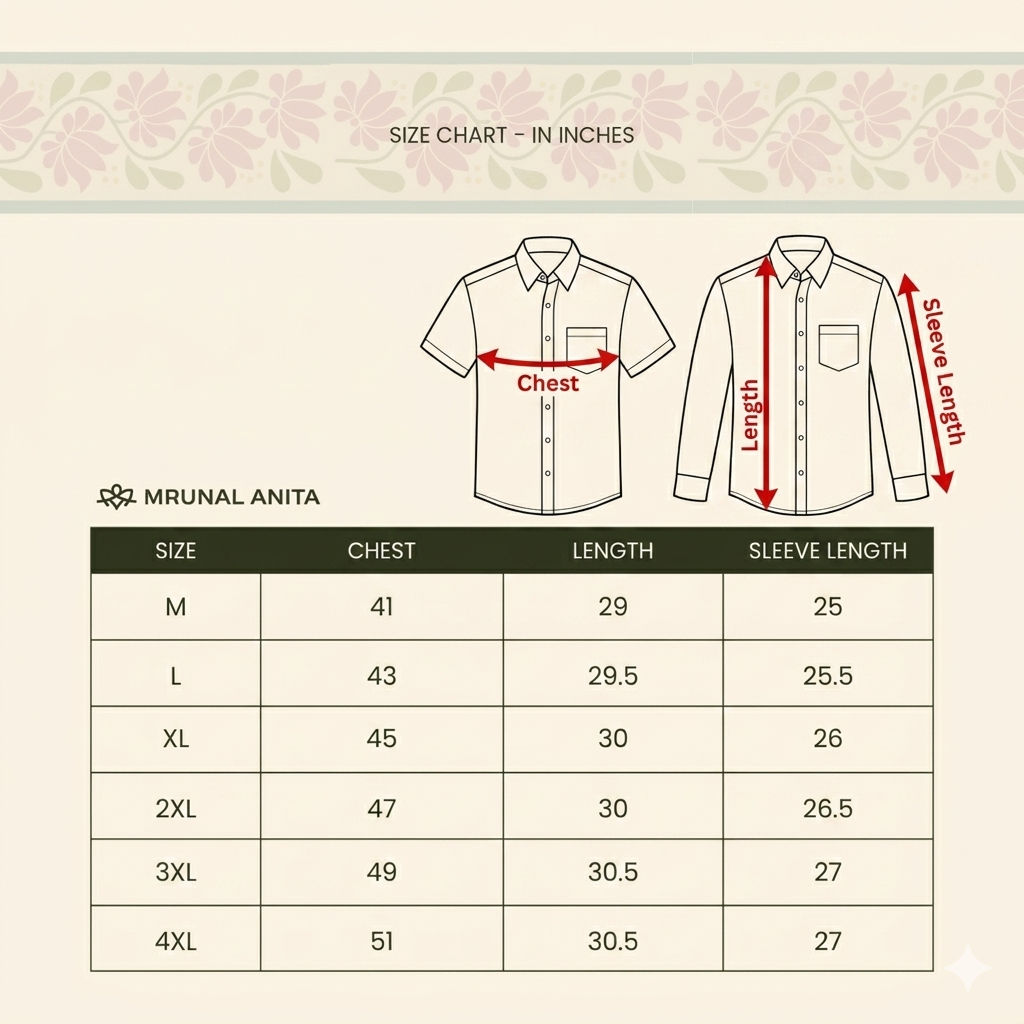 Karna - Ikkat Blue Shirt - Image 5