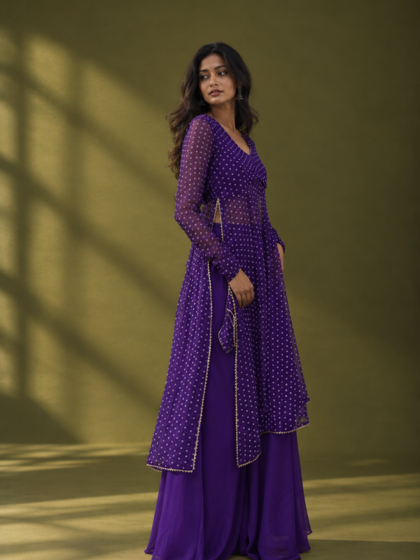 Leher Anarkali Set